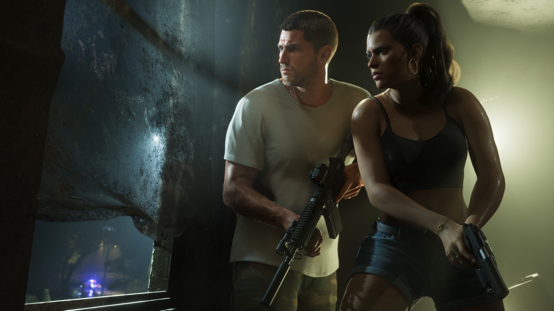 Grand Theft Auto VI official screenshot — Jason And Lucia