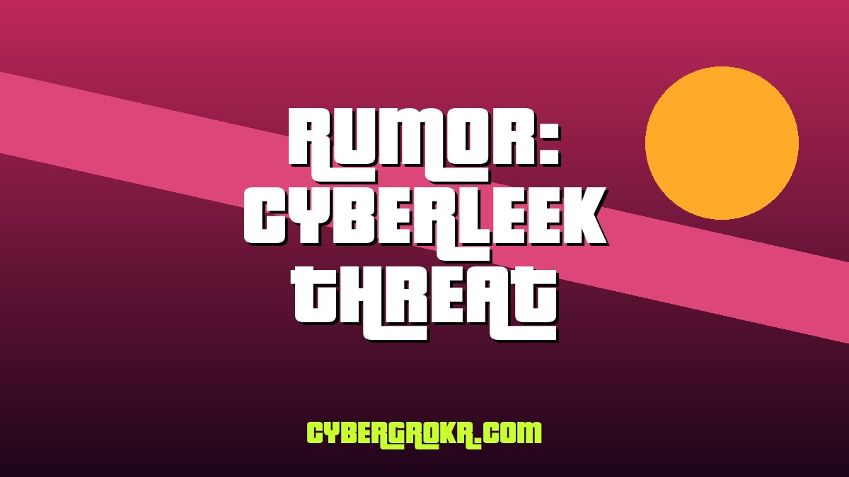 RUMOR: Cyberleek Threatens to Leak a Full GTA 6 Build. What’s Real, What Isn’t, and How Not to Get Scammed — CyberGrokr GTA VI News